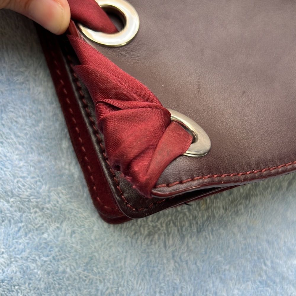 Topshop Leather and Ribbon Crossbody Bag - Picture 9 of 14